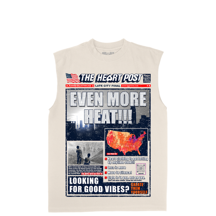 Heart News Cover Sleeveless T-Shirt