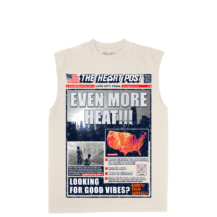 Heart News Cover Sleeveless T-Shirt