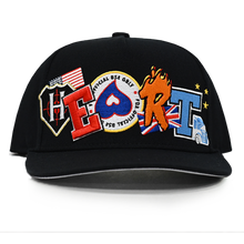 Load image into Gallery viewer, Heart Patchwork Snapback