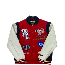 Load image into Gallery viewer, Heart Warrior Chiefs Varsity Jacket