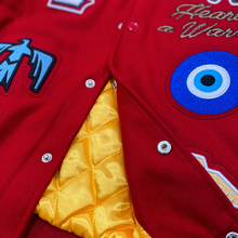 Load image into Gallery viewer, Heart Warrior Chiefs Varsity Jacket