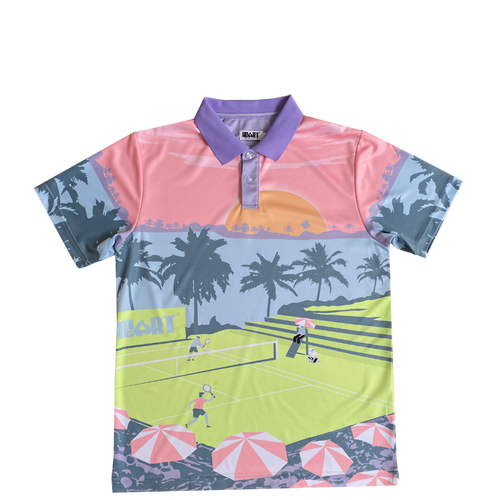 Heart Golden Set Polo Shirt
