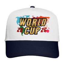 Load image into Gallery viewer, Heart World Cup Curved Brim Snapback