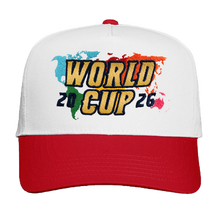 Load image into Gallery viewer, Heart World Cup Curved Brim Snapback