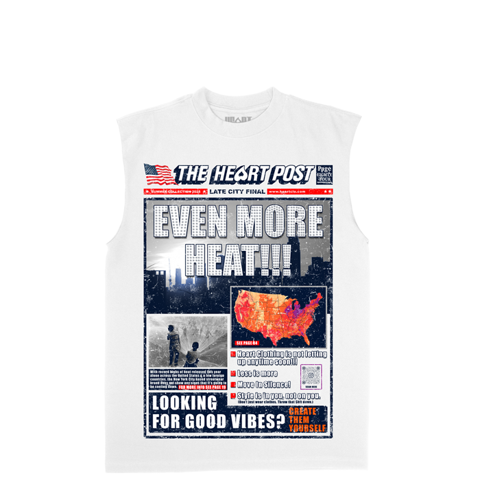 Heart News Cover Sleeveless T-Shirt