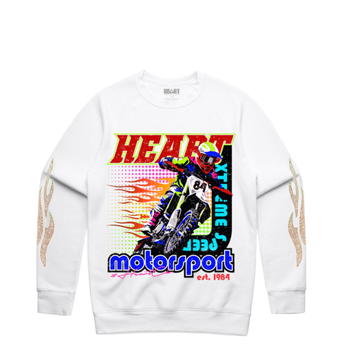 Heart Motorsport Speed Crewneck Sweater (ICEE Version)