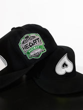 Load image into Gallery viewer, Heart Snapback W/ Side Patch