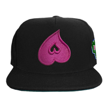 Load image into Gallery viewer, Heart Snapback W/ Side Patch