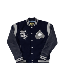 Load image into Gallery viewer, Heart Classic Varsity Jacket