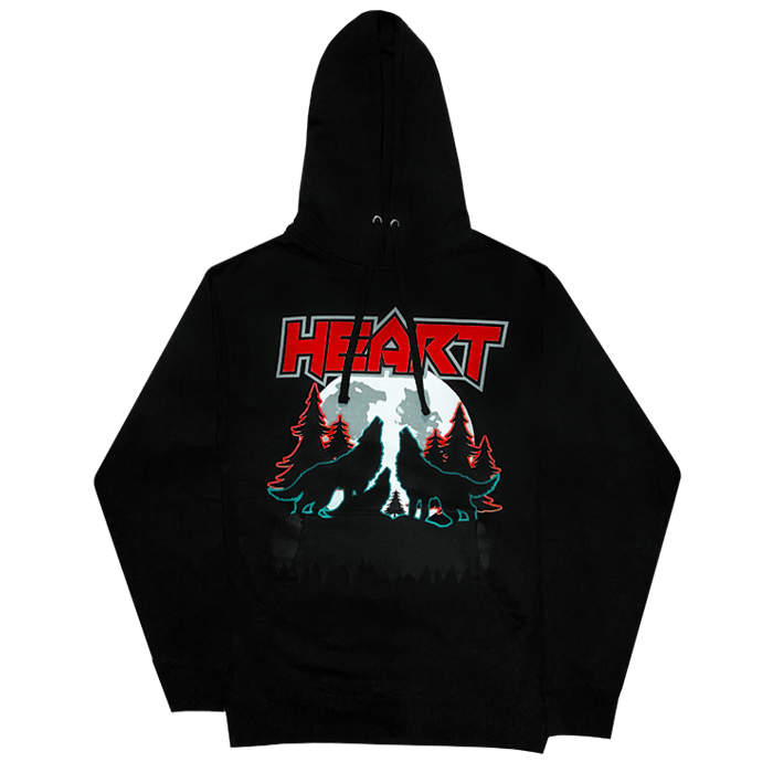 Heart Howling Wolves Hoody