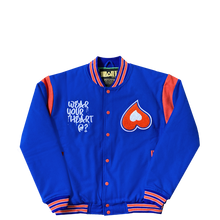 Load image into Gallery viewer, Heart Classic Varsity Jacket