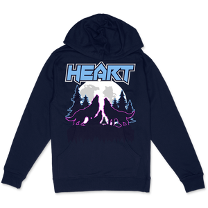 Heart Howling Wolves Hoody