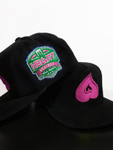 Load image into Gallery viewer, Heart Snapback W/ Side Patch