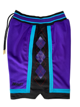 Load image into Gallery viewer, Heart Argyle Mesh Shorts