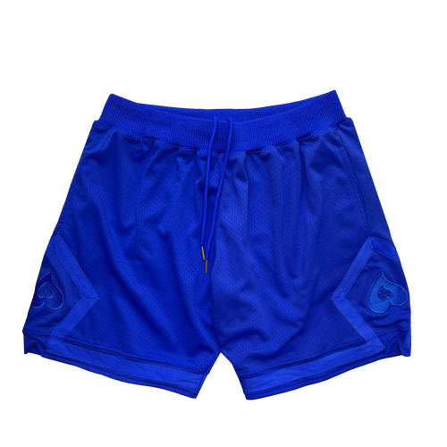 Heart Solid Mesh Shorts