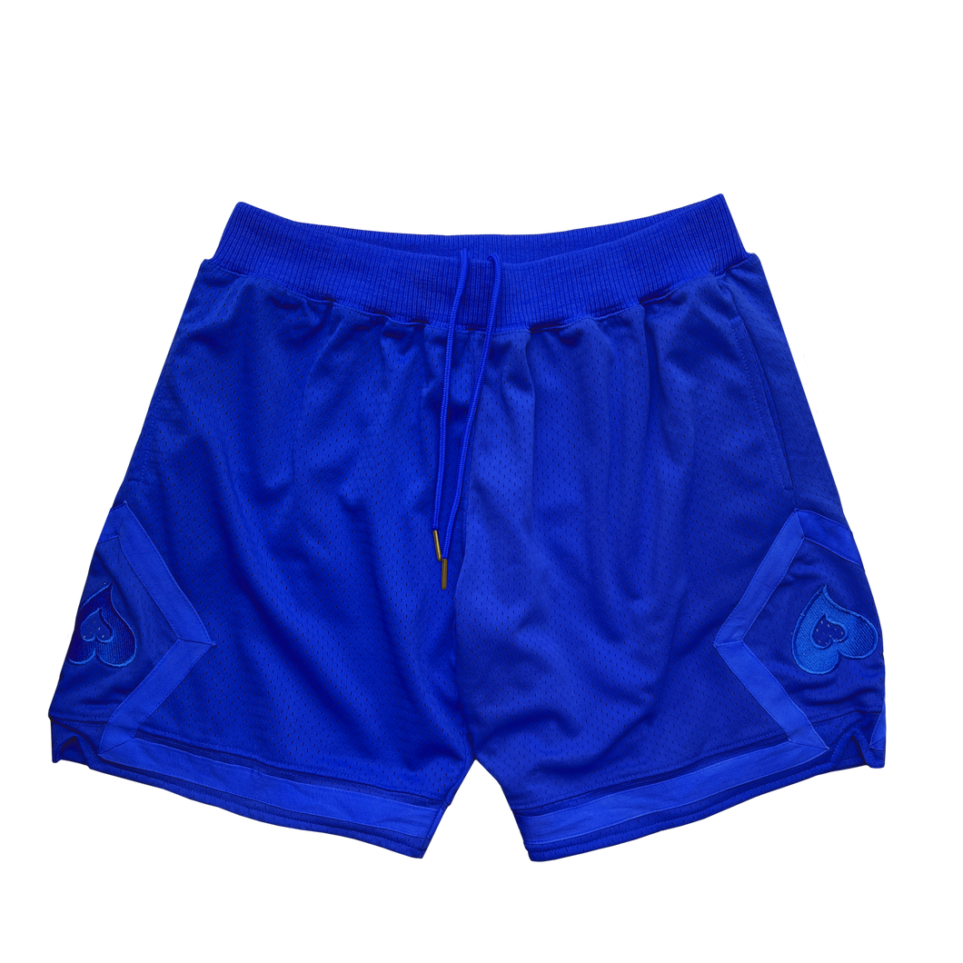Heart Solid Mesh Shorts